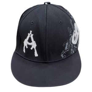 Army ball cap hat Black with White Embroidered Army Lettering